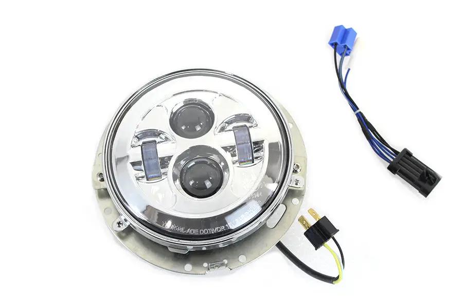 Wyatt Gatling 7 Inch LED Headlamp Assembly for Harley Davidson FLT Models by Wyatt Gatling