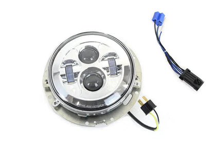 Wyatt Gatling 7 Inch LED Headlamp Assembly for Harley Davidson FLT Models by Wyatt Gatling