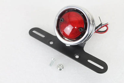 Wyatt Gatling LED 2 Inch Round Tail Lamp Assembly with Chrome Finish - Part L24-6648C by Wyatt Gatling