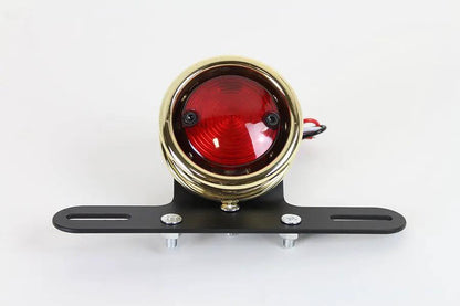 Wyatt Gatling L24-6648BR LED Round Tail Lamp Assembly Brass by Wyatt Gatling