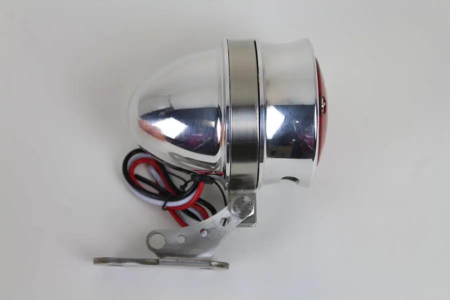Wyatt Gatling LED Bullet Tail Lamp Assembly Chrome - Part L24-6650C by Wyatt Gatling