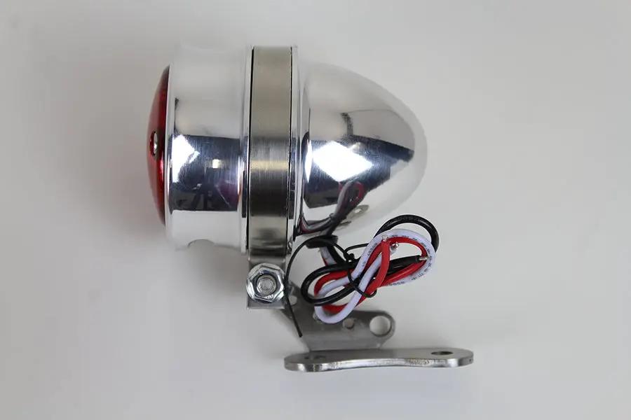 Wyatt Gatling LED Bullet Tail Lamp Assembly Chrome - Part L24-6650C by Wyatt Gatling