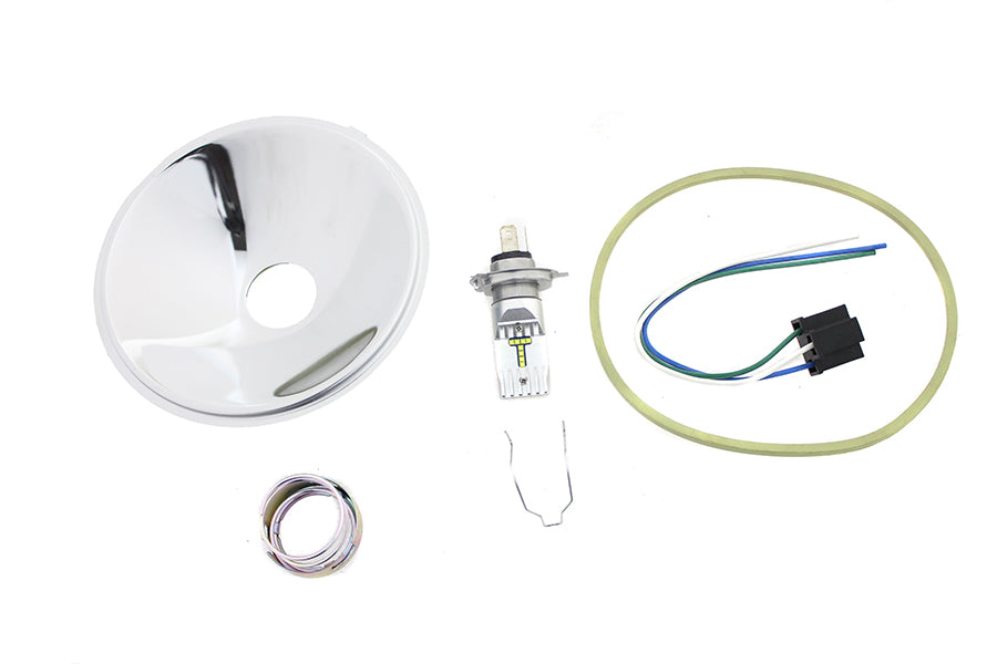 Wyatt Gatling Spring Fork LED 6 Volt Headlamp Insert 33-1668