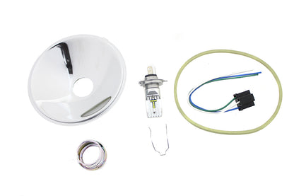 Wyatt Gatling Spring Fork LED 6 Volt Headlamp Insert 33-1668