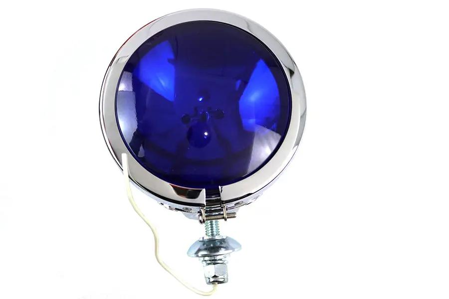 V-Twin Blue Pursuit Spotlamp for Harley Davidson FL Models by V-Twin