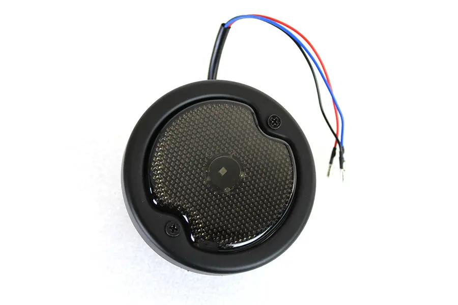 Wyatt Gatling Round LED Tail Lamp Black - Not DOT Approved by Wyatt Gatling