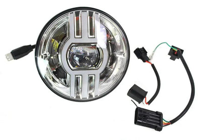 Cyron Lighting 7 Inch Beast 2 Integrated Headlamp for Harley Davidson FLT Models by Cyron Lighting