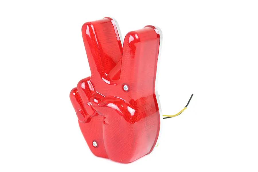 Wyatt Gatling Peace Sign Tail Lamp LED - Not D.O.T. Approved by Wyatt Gatling