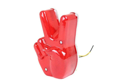 Wyatt Gatling Peace Sign Tail Lamp LED - Not D.O.T. Approved by Wyatt Gatling