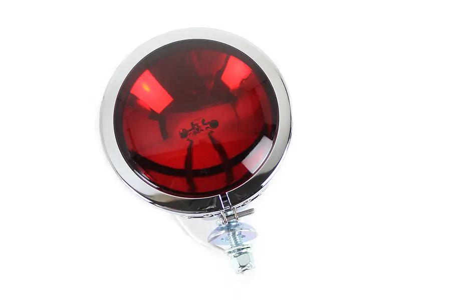 Wyatt Gatling 4-1/2 inch Red Spotlamp Assembly for Harley Davidson FL Models by Wyatt Gatling