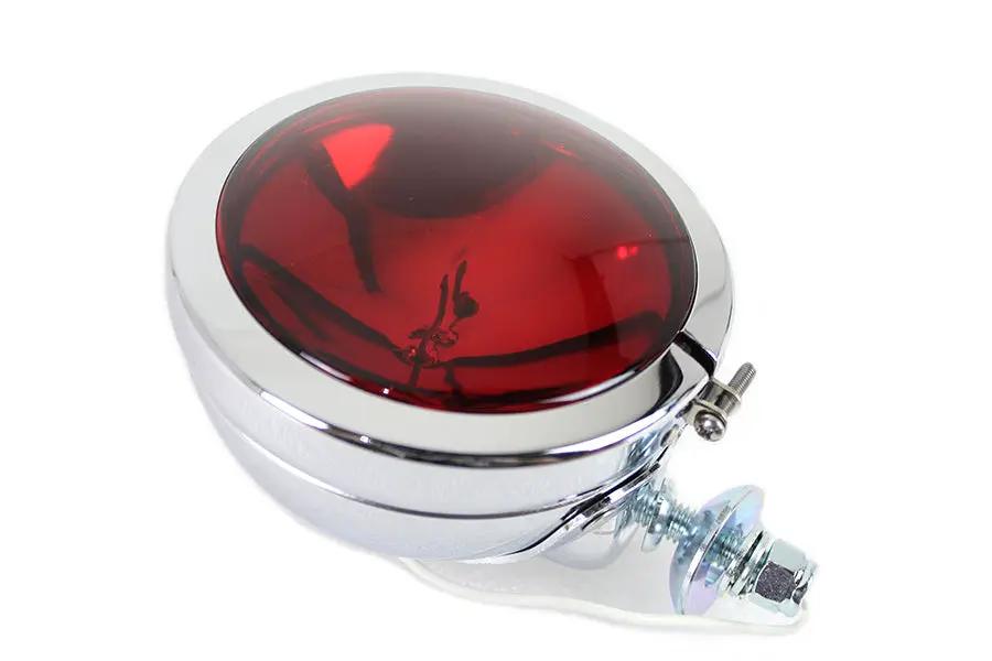 Wyatt Gatling 4-1/2 inch Red Spotlamp Assembly for Harley Davidson FL Models by Wyatt Gatling
