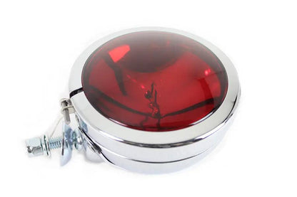 Wyatt Gatling 4-1/2 inch Red Spotlamp Assembly for Harley Davidson FL Models by Wyatt Gatling