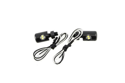V-Twin Black Hagler License Plate Bolt Set with LED – Set of 2 by V-Twin