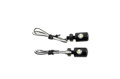 V-Twin Black Hagler License Plate Bolt Set with LED – Set of 2 by V-Twin