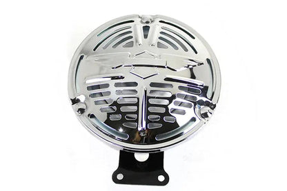Wyatt Gatling Replica Delco Remy Chrome 6 Volt Horn for Harley Davidson WL & UL Models by Wyatt Gatling