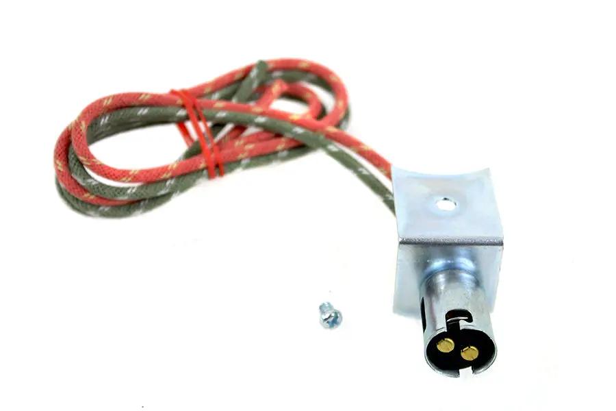 V-Twin 33-1694 Tombstone Tail Lamp Socket and Bracket for Harley Davidson FL Models by V-Twin