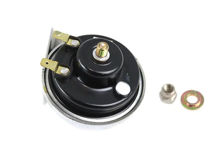 V-Twin Chrome Cow Bell Horn Part 64190 - Loud 110 dB Motorcycle Horn for Harley Davidson FLT by V-Twin