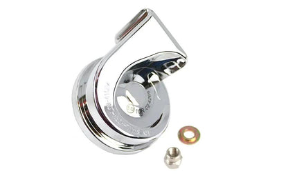 V-Twin Chrome Cow Bell Horn Part 64190 - Loud 110 dB Motorcycle Horn for Harley Davidson FLT by V-Twin