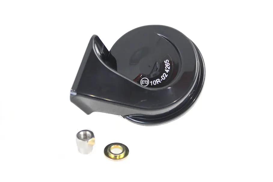 V-Twin Black Cow Bell Horn Part 64190B for Harley Davidson FLT Models by V-Twin