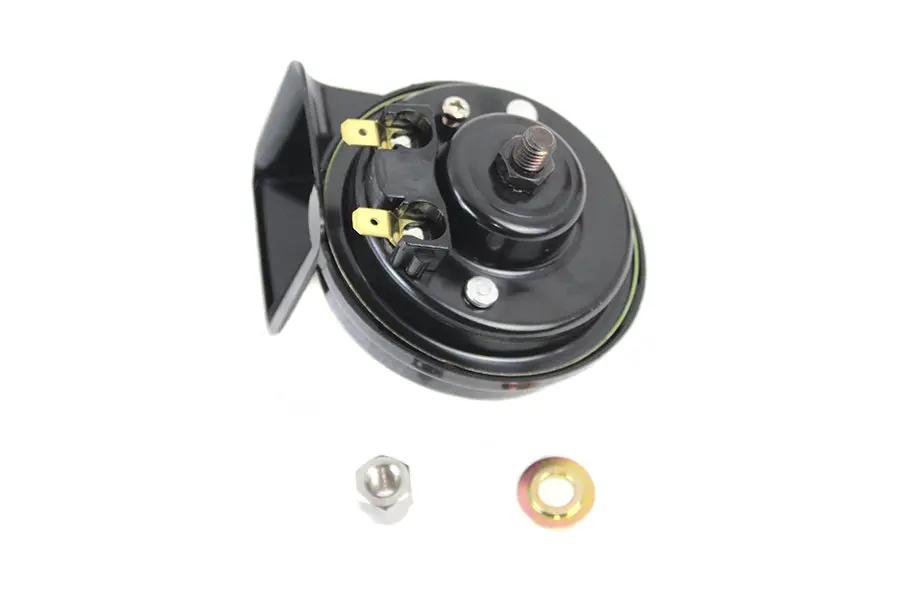 V-Twin Black Cow Bell Horn Part 64190B for Harley Davidson FLT Models by V-Twin