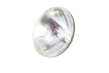 V-Twin 7 Inch 12 Volt Sealed Beam Flute Lens Headlamp, Part 77148B by V-Twin