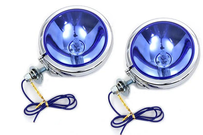 Wyatt Gatling H-3 Spotlamp Set for Harley Davidson FL Models by Wyatt Gatling