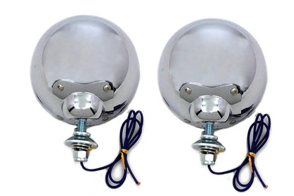 Wyatt Gatling H-3 Spotlamp Set for Harley Davidson FL Models by Wyatt Gatling