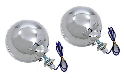Wyatt Gatling H-3 Spotlamp Set for Harley Davidson FL Models by Wyatt Gatling
