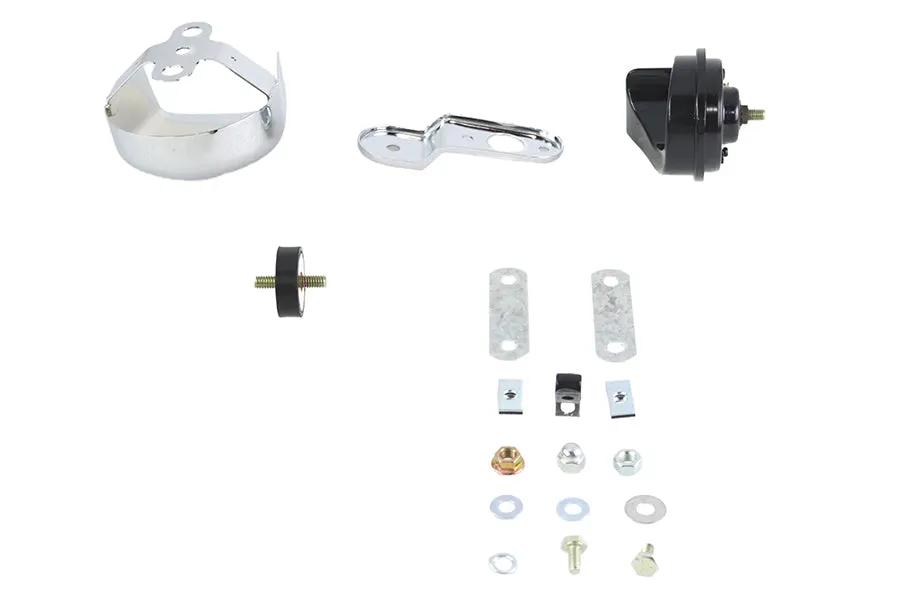 V-Twin 78612 Softail Horn Kit with Chrome Cover for Harley Davidson FLST Models by V-Twin
