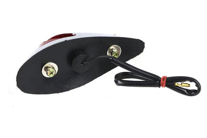 Wyatt Gatling Replica Front Fender Lamp with Red Lens for Harley Davidson FL Models by Wyatt Gatling