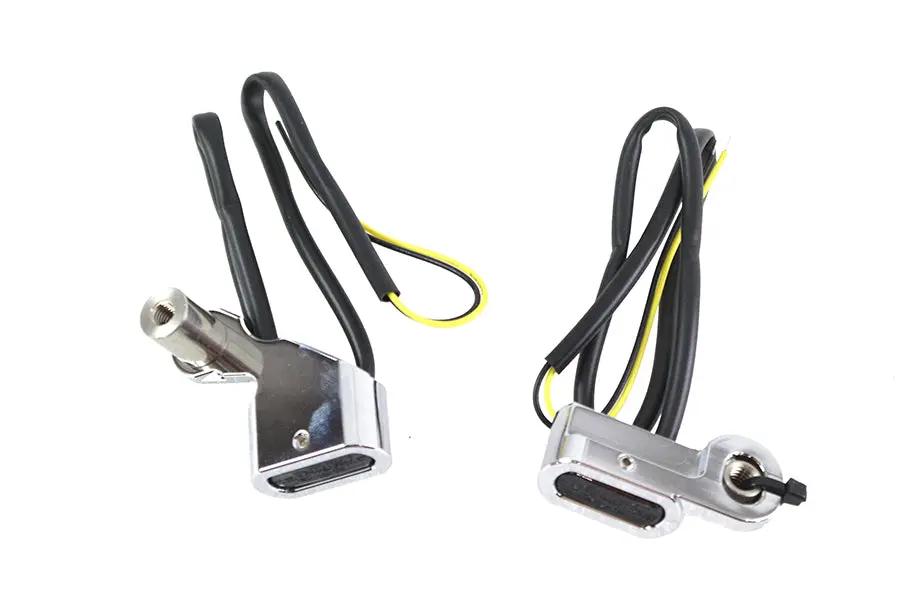 V-Twin Chrome LED Turn Signal Set with Smoked Lenses for Harley Davidson RH 1250S by V-Twin