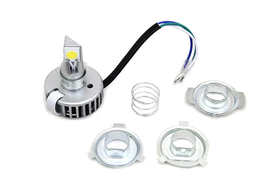 Wyatt Gatling White LED H4 Replacement Bulb Kit - High and Low Beam Projector Lights by Wyatt Gatling