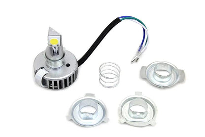 Wyatt Gatling White LED H4 Replacement Bulb Kit - High and Low Beam Projector Lights by Wyatt Gatling