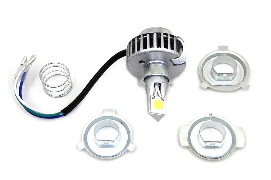 Wyatt Gatling White LED H4 Replacement Bulb Kit - High and Low Beam Projector Lights by Wyatt Gatling