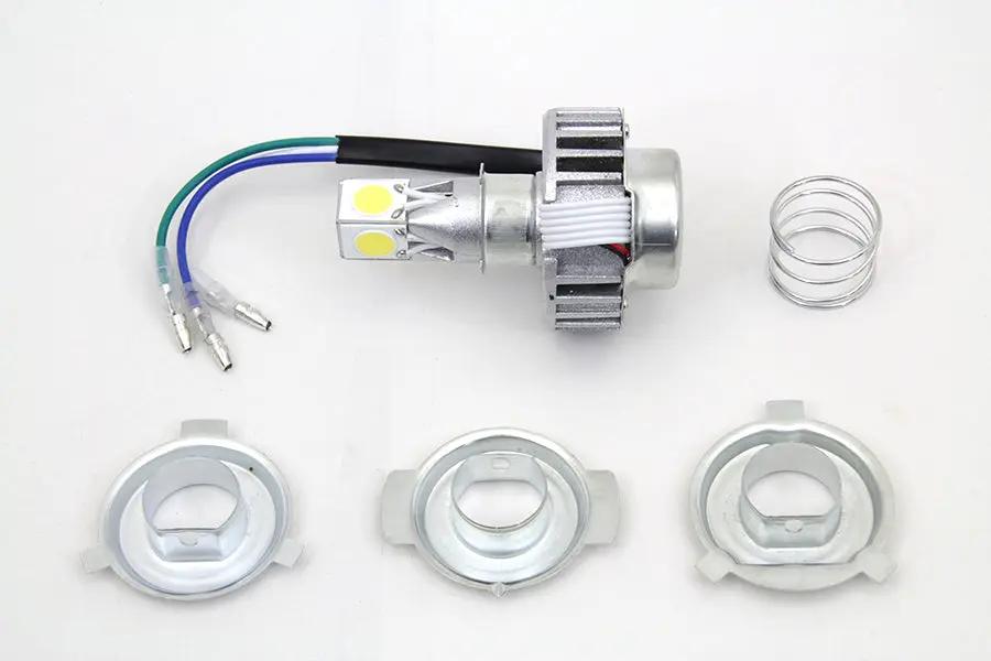 Wyatt Gatling White LED H4 Replacement Bulb Kit - High and Low Beam Projector Lights by Wyatt Gatling