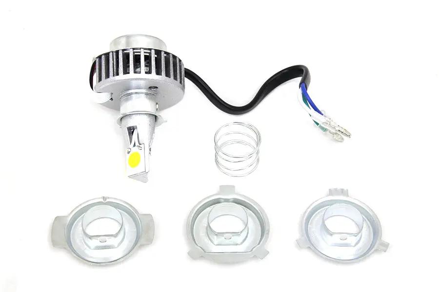 Wyatt Gatling H4 Yellow LED Projector Bulb Kit with High and Low Beam Performance by Wyatt Gatling