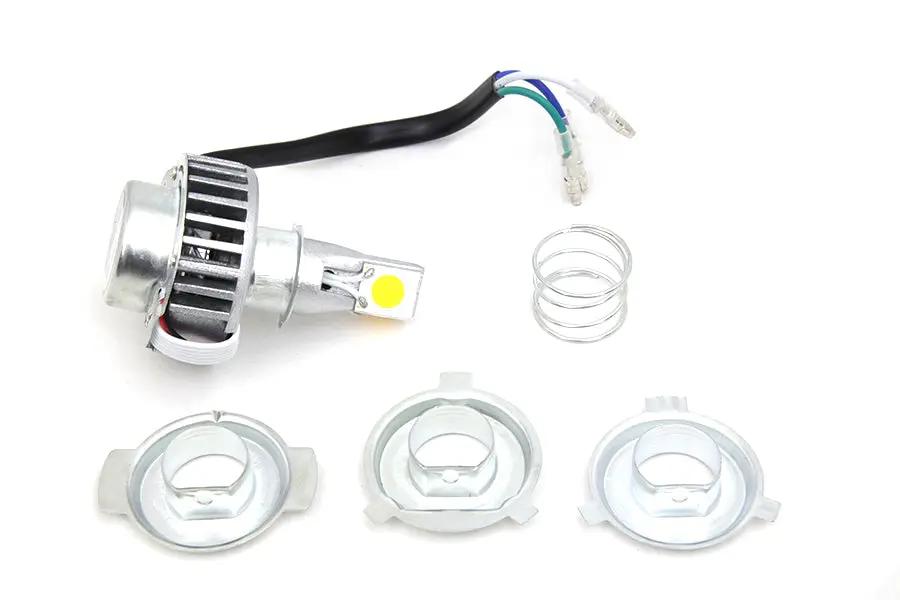 Wyatt Gatling H4 Yellow LED Projector Bulb Kit with High and Low Beam Performance by Wyatt Gatling