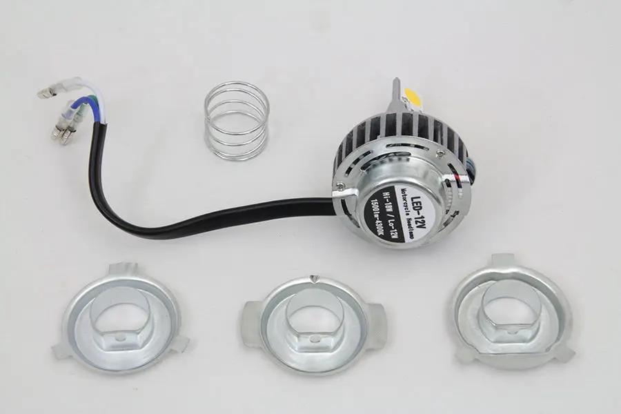 Wyatt Gatling H4 Yellow LED Projector Bulb Kit with High and Low Beam Performance by Wyatt Gatling