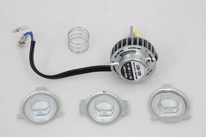 Wyatt Gatling H4 Yellow LED Projector Bulb Kit with High and Low Beam Performance by Wyatt Gatling