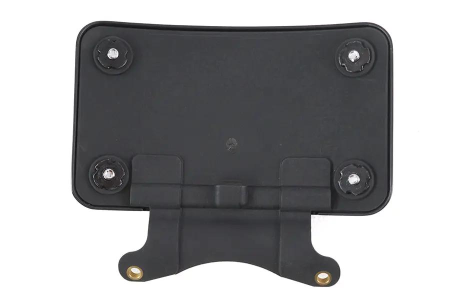 V-Twin 78661B Curved License Plate Frame in Black for Harley Davidson FLHX by V-Twin