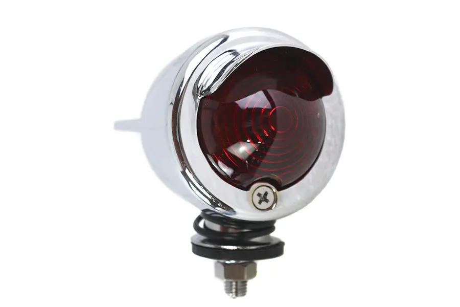 V-Twin Bomber Marker Lamp Red 3 Fin Design - Show or Decorative Use Only by V-Twin