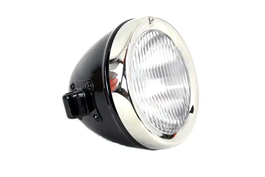 V-Twin Indian Small 6 Volt Headlamp Part IN31 – Compatible with Harley Davidson Scout 1928-1930 by V-Twin