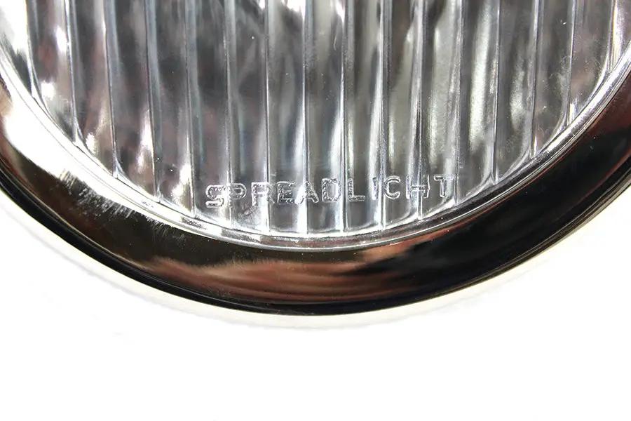 V-Twin Indian Small 6 Volt Headlamp Part IN31 – Compatible with Harley Davidson Scout 1928-1930 by V-Twin