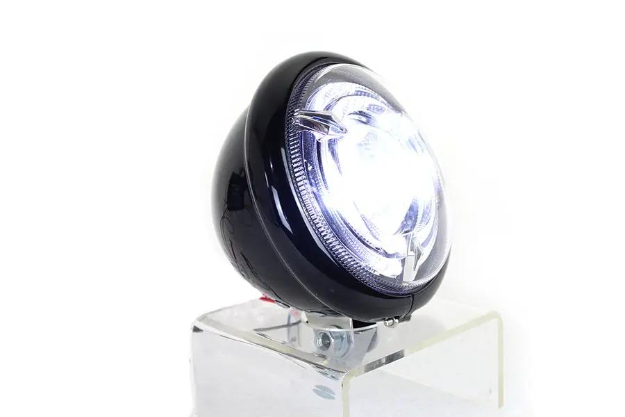 Wyatt Gatling 5-3/4 inch Bates Style LED Headlamp with Black Housing by Wyatt Gatling