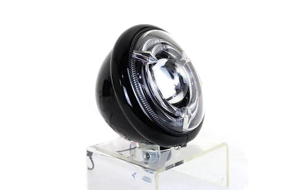 Wyatt Gatling 5-3/4 inch Bates Style LED Headlamp with Black Housing by Wyatt Gatling