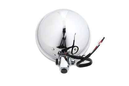 Wyatt Gatling 5-3/4 inch Bates Style LED Headlamp Chrome – Full LED Configuration with 38,000 Lumens by Wyatt Gatling