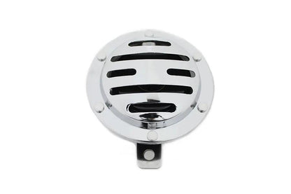 V-Twin Slotted Style 12 Volt Horn Chrome - 4 Amp, 116 Decibels by V-Twin