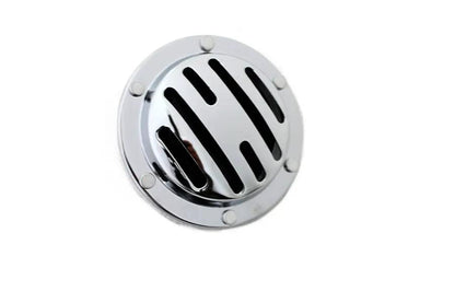 V-Twin Slotted Style 12 Volt Horn Chrome - 4 Amp, 116 Decibels by V-Twin