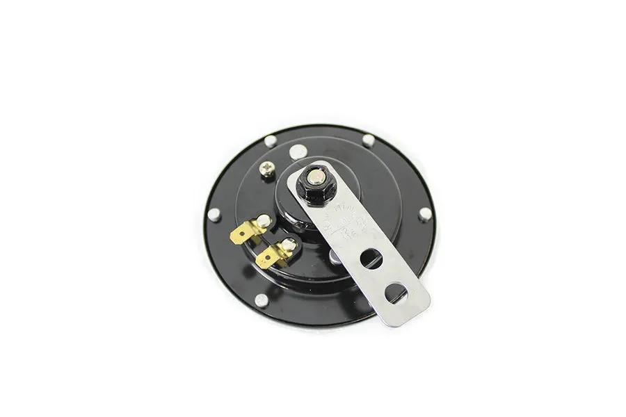 V-Twin Slotted Style 12 Volt Horn Black - 4 Amp, 116 dB Emergency Horn by V-Twin