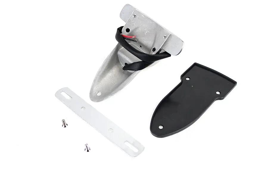 Wyatt Gatling Bates Bobber Tail Lamp Assembly Polished - 3.5-inch Plastic Lens by Wyatt Gatling